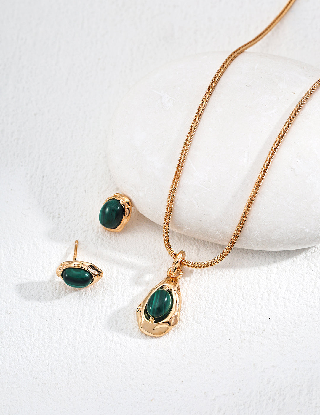 Galaxy Forest Necklace | S925 Malachite Pendant