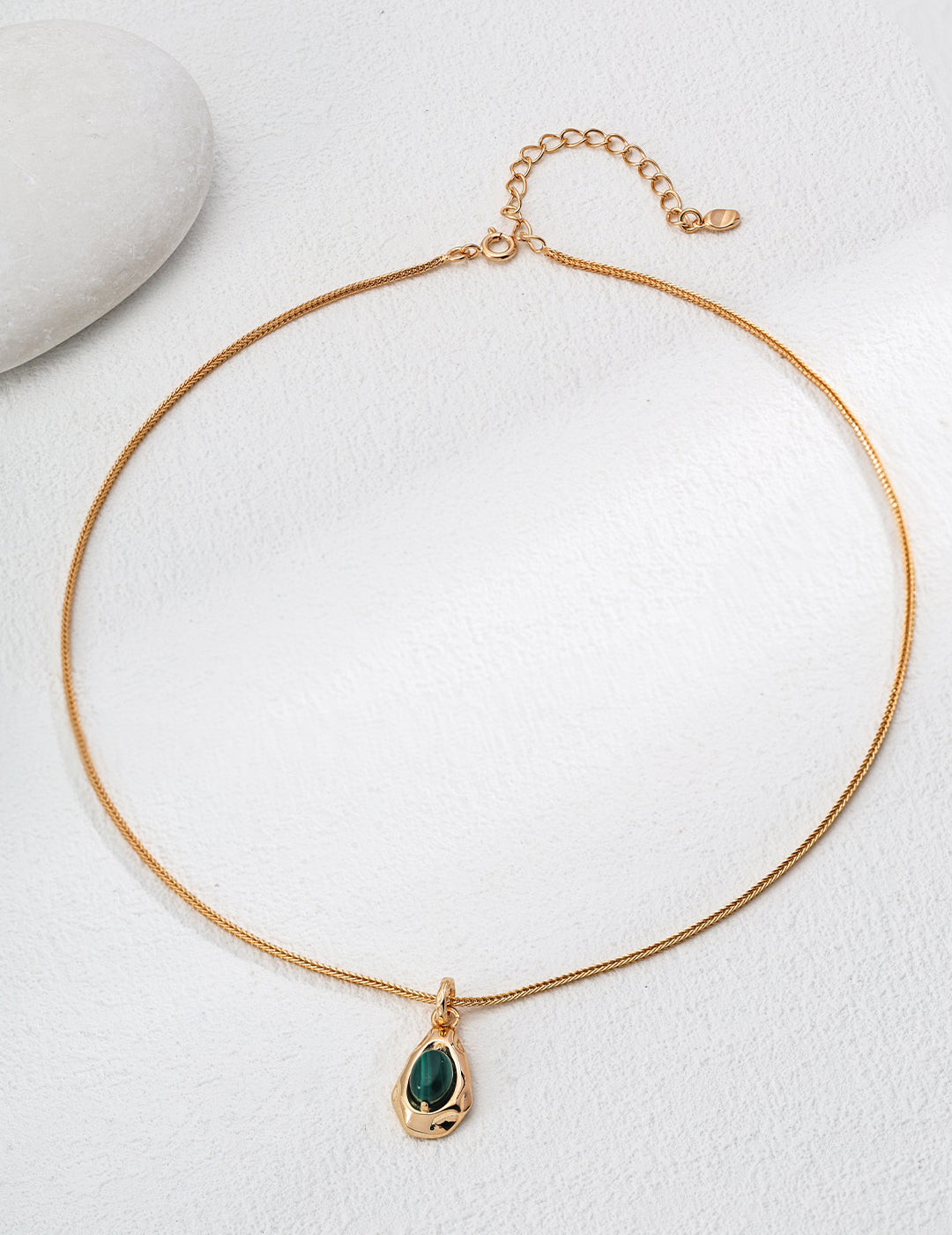 Galaxy Forest Necklace | S925 Malachite Pendant