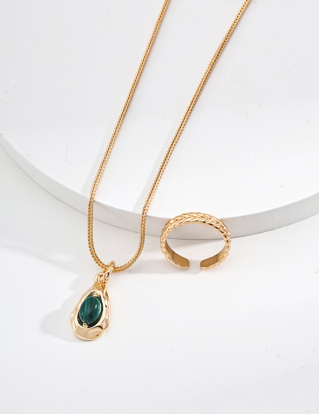 Galaxy Forest Necklace | S925 Malachite Pendant