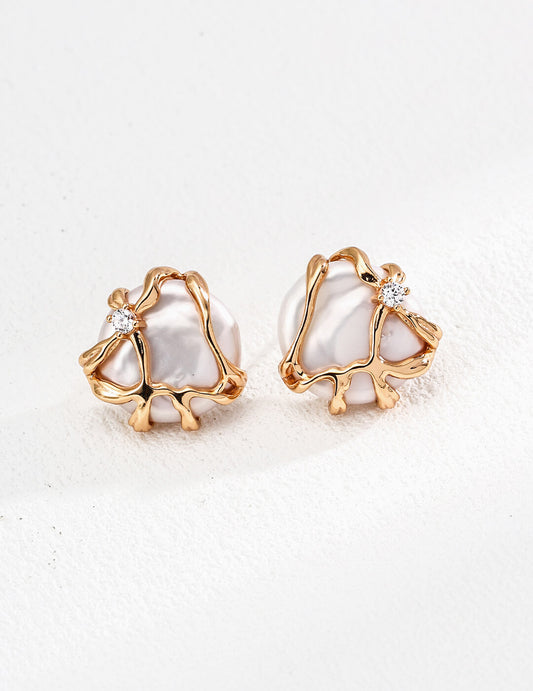 【First Quarter Moon Jewelry】Economy Milk Earrings