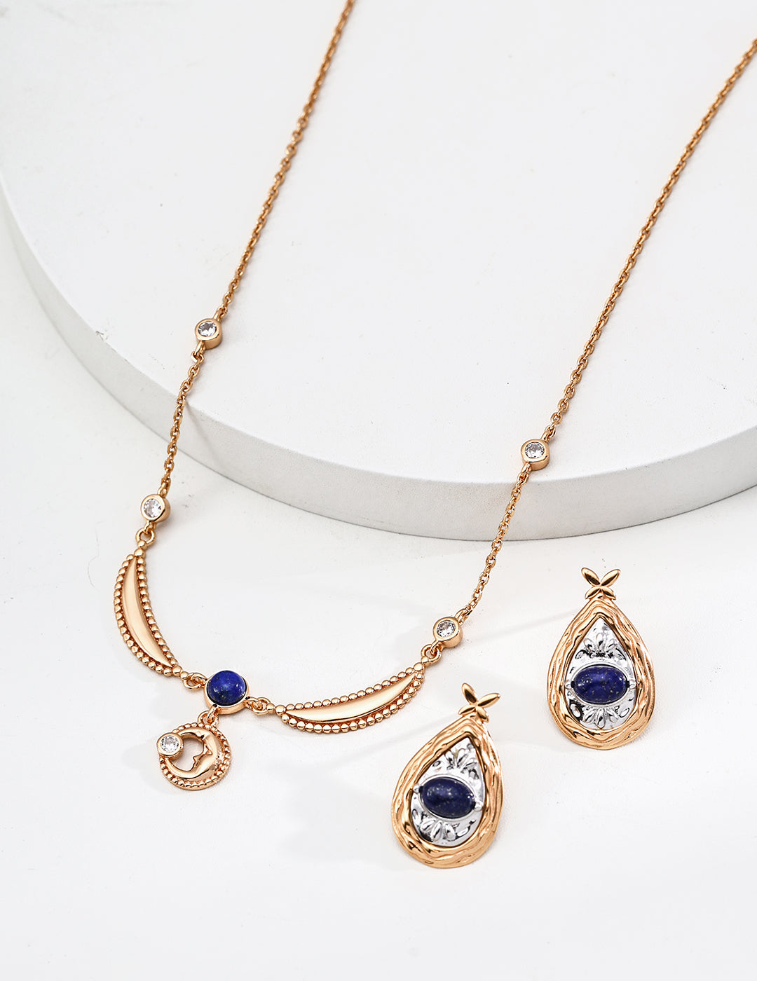 Waning Crescent Moon Necklace