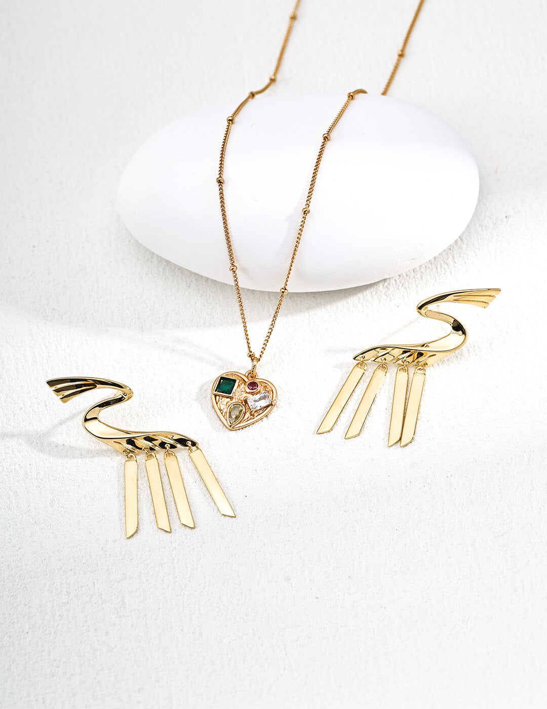 S925 Silver Designer Earrings – Vintage Gold & Sterling Silver Statement