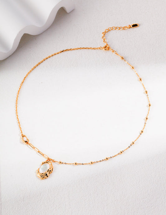 【Last Quarter Moon Jewelry】“Freedom Cracks” Necklace