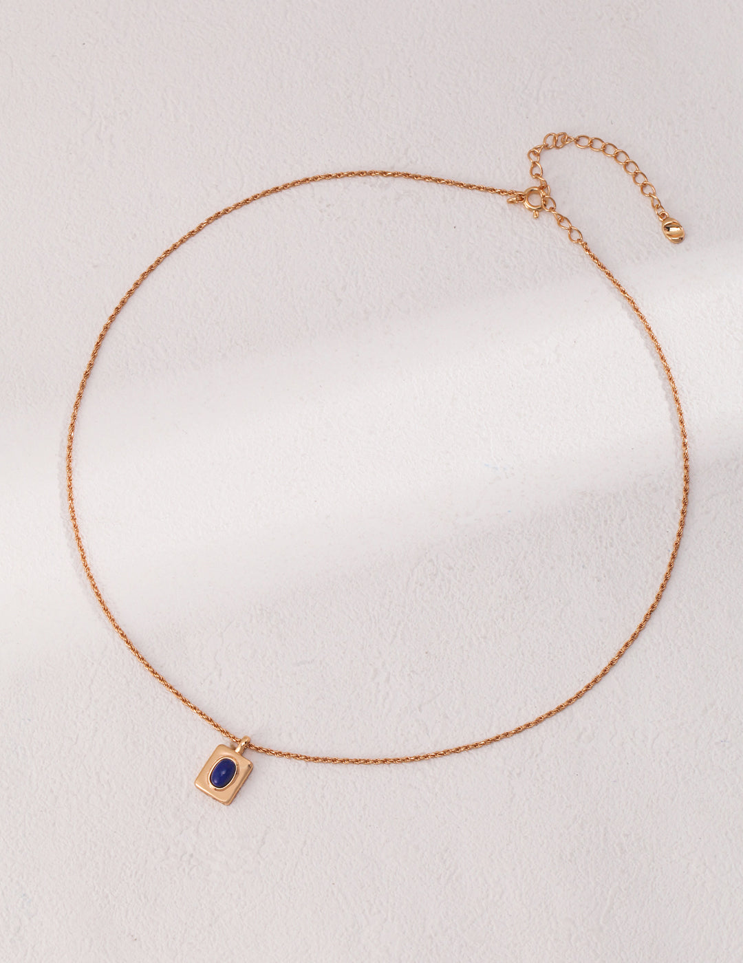 S925 Silver Lapis Lazuli Moon Necklace – Waxing Gibbous Jewelry