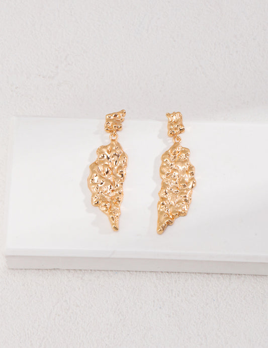 S925 Silver Moon Phase Earrings – Vintage Gold Lunar Jewelry
