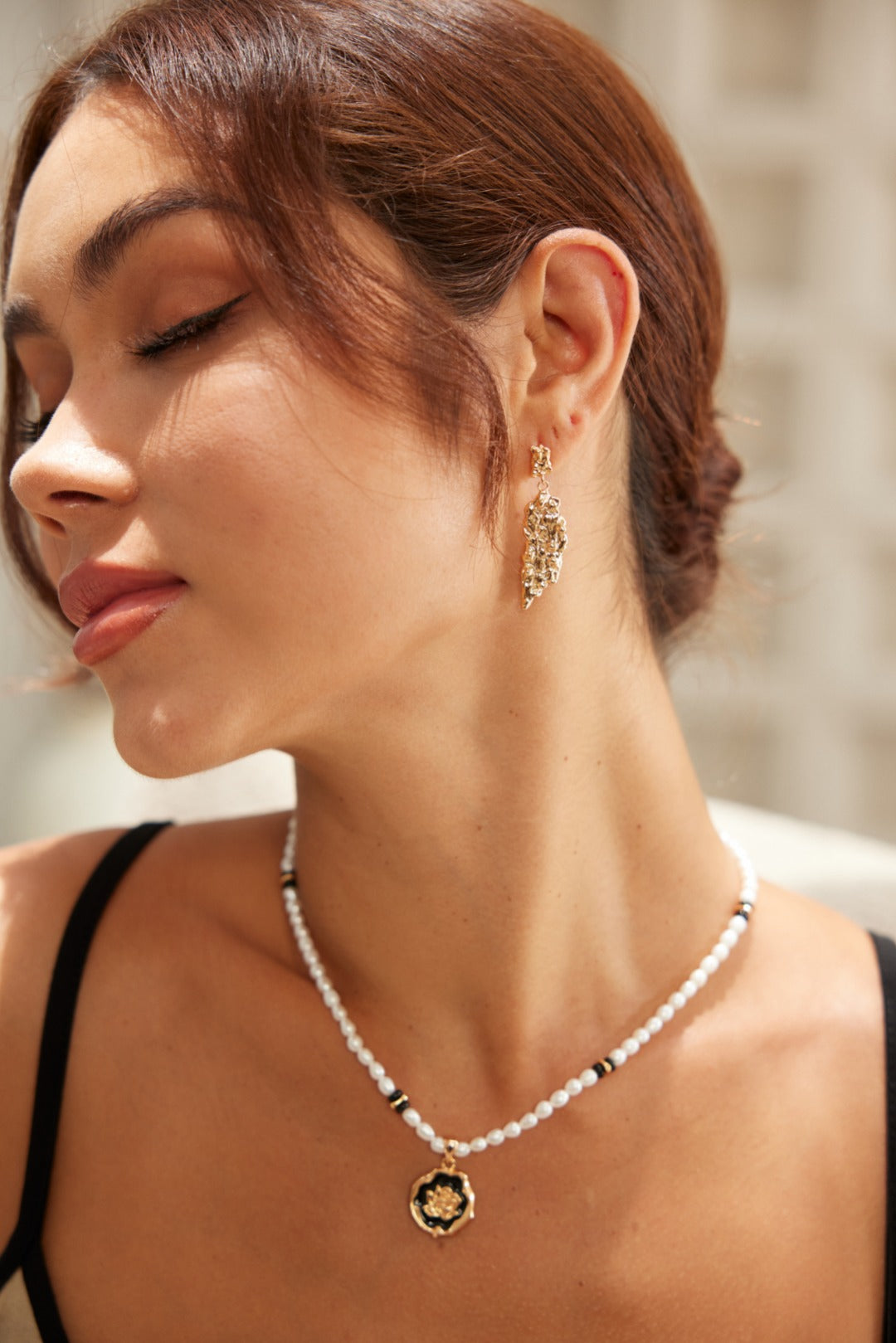 S925 Silver Moon Phase Earrings – Vintage Gold Lunar Jewelry