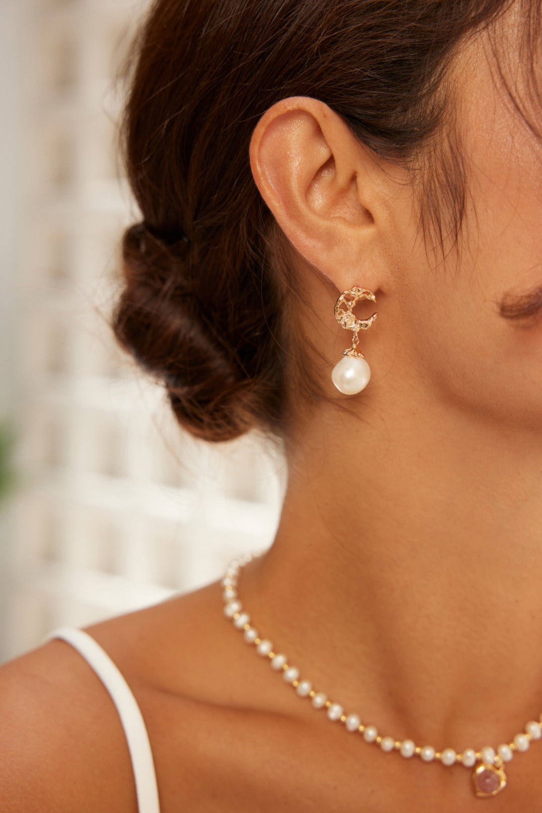 Waxing Crescent Serenity Earrings