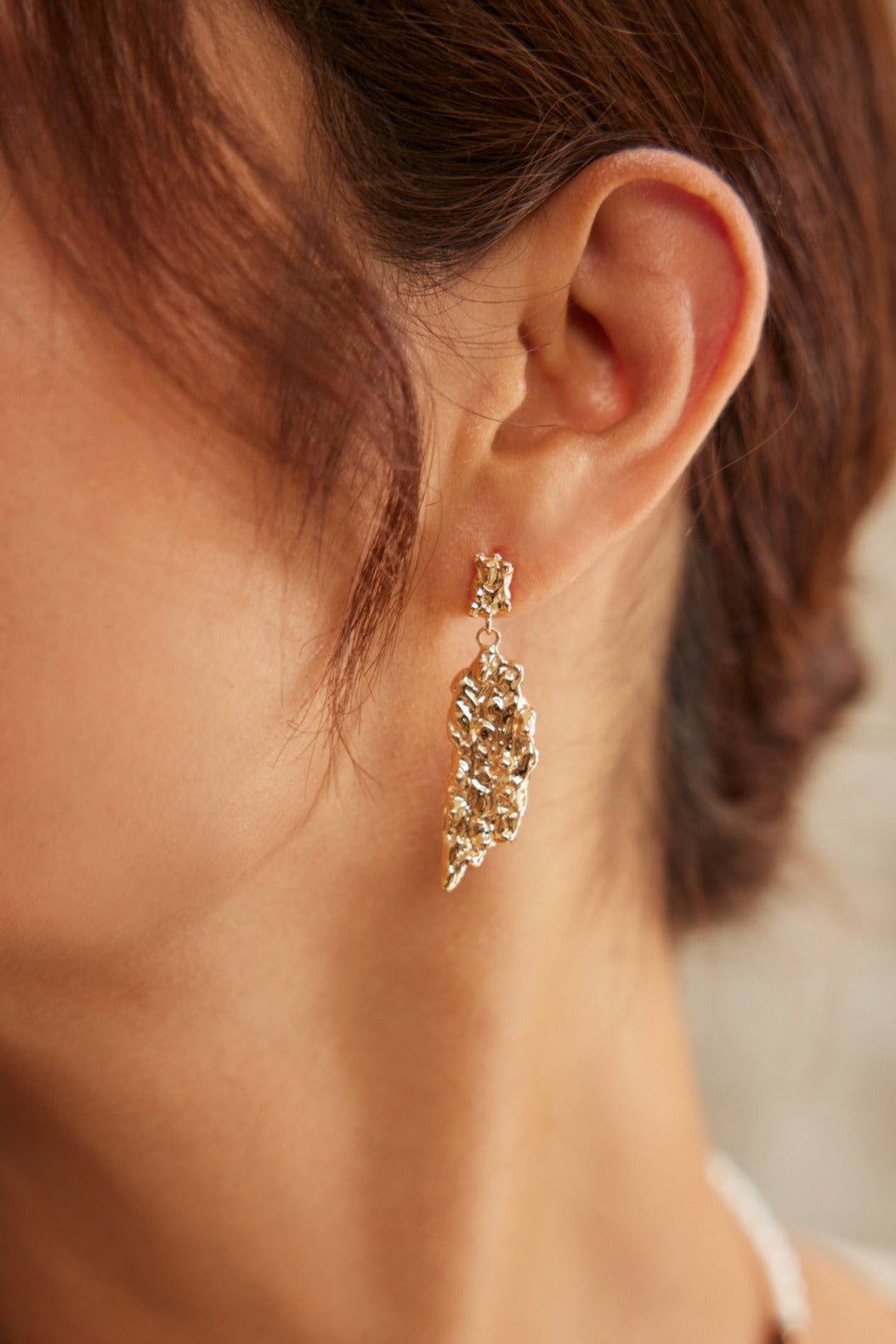 S925 Silver Moon Phase Earrings – Vintage Gold Lunar Jewelry