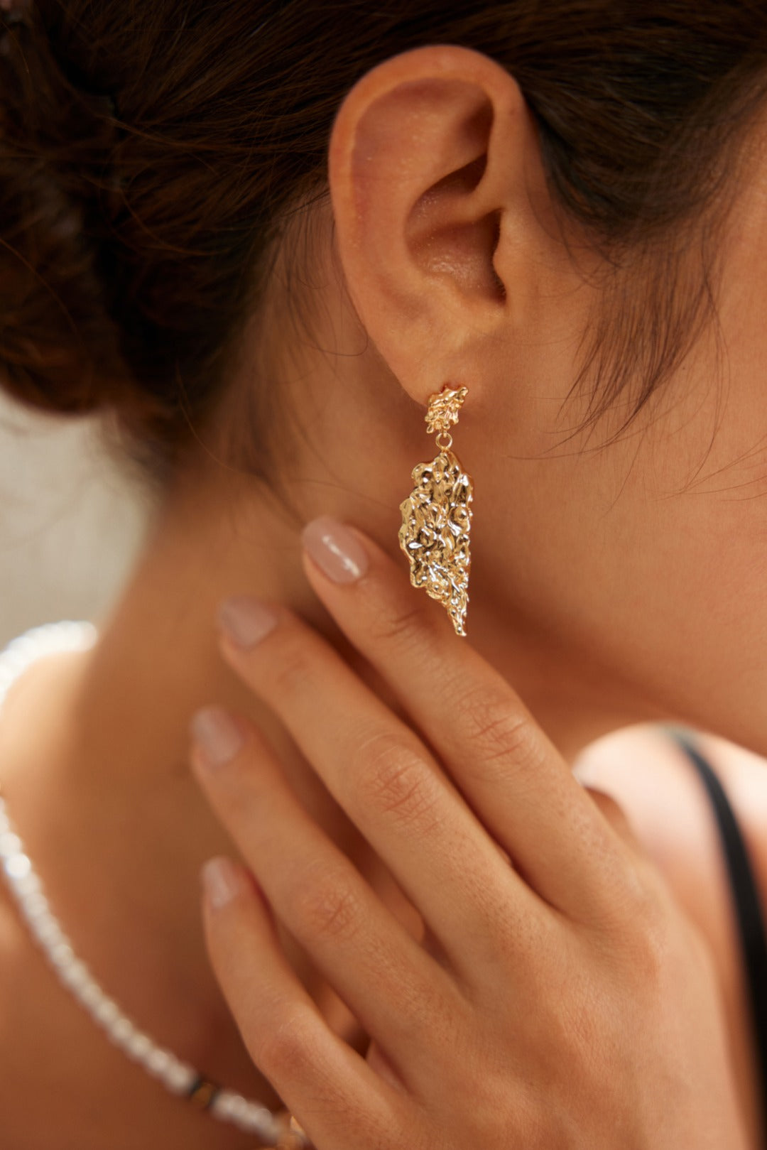 S925 Silver Moon Phase Earrings – Vintage Gold Lunar Jewelry