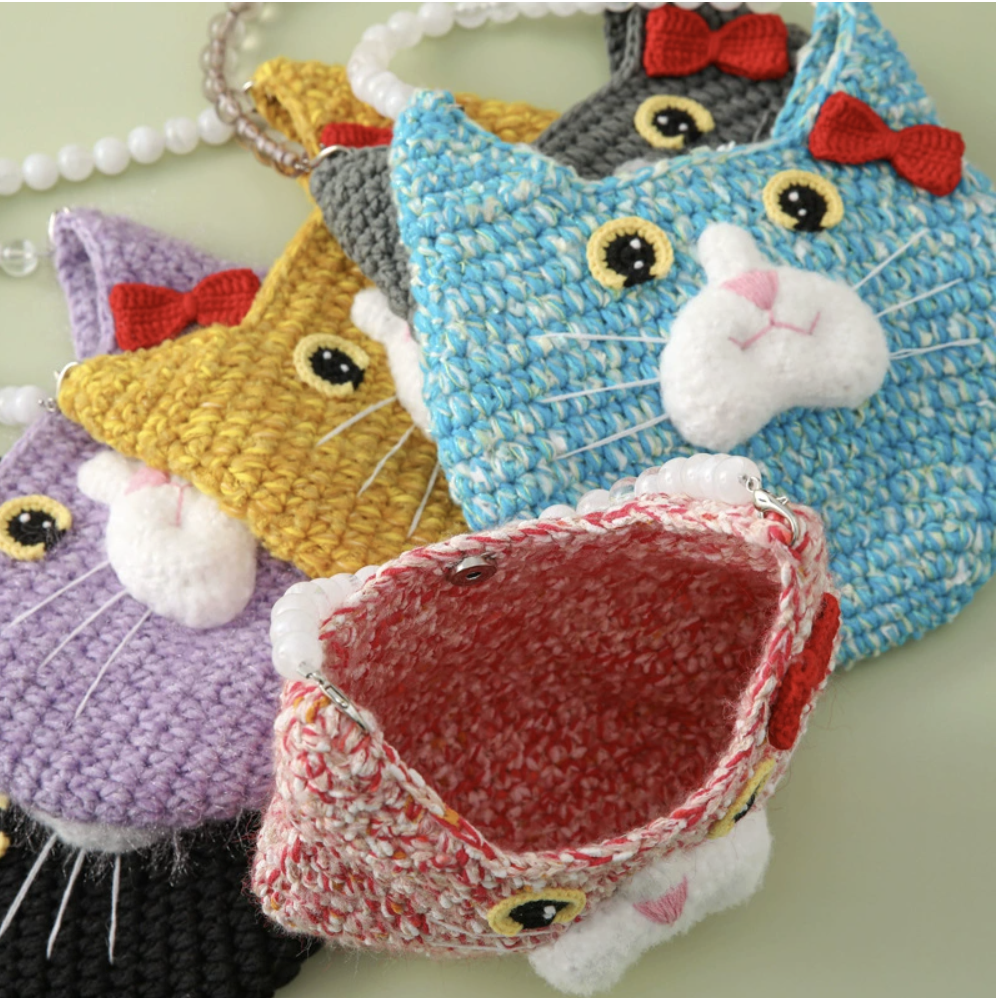 Handmade Crochet Cat Purse – The Cutest Arm Candy for Any Outfit