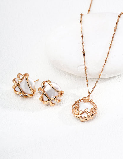 【First Quarter Moon Jewelry】Economy Milk Earrings