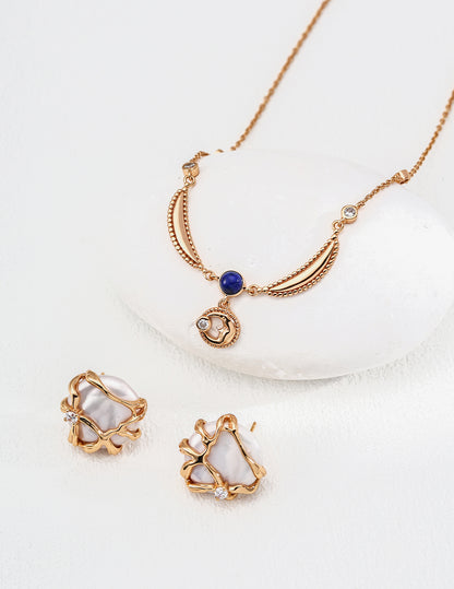 【First Quarter Moon Jewelry】Economy Milk Earrings