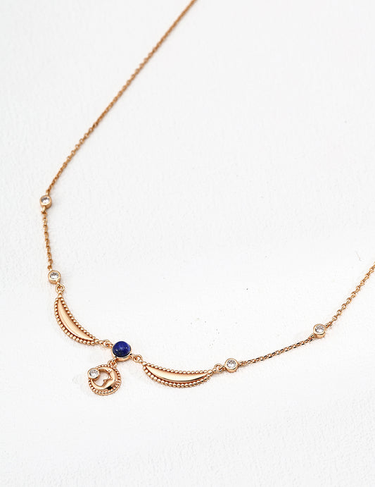 Waning Crescent Moon Necklace