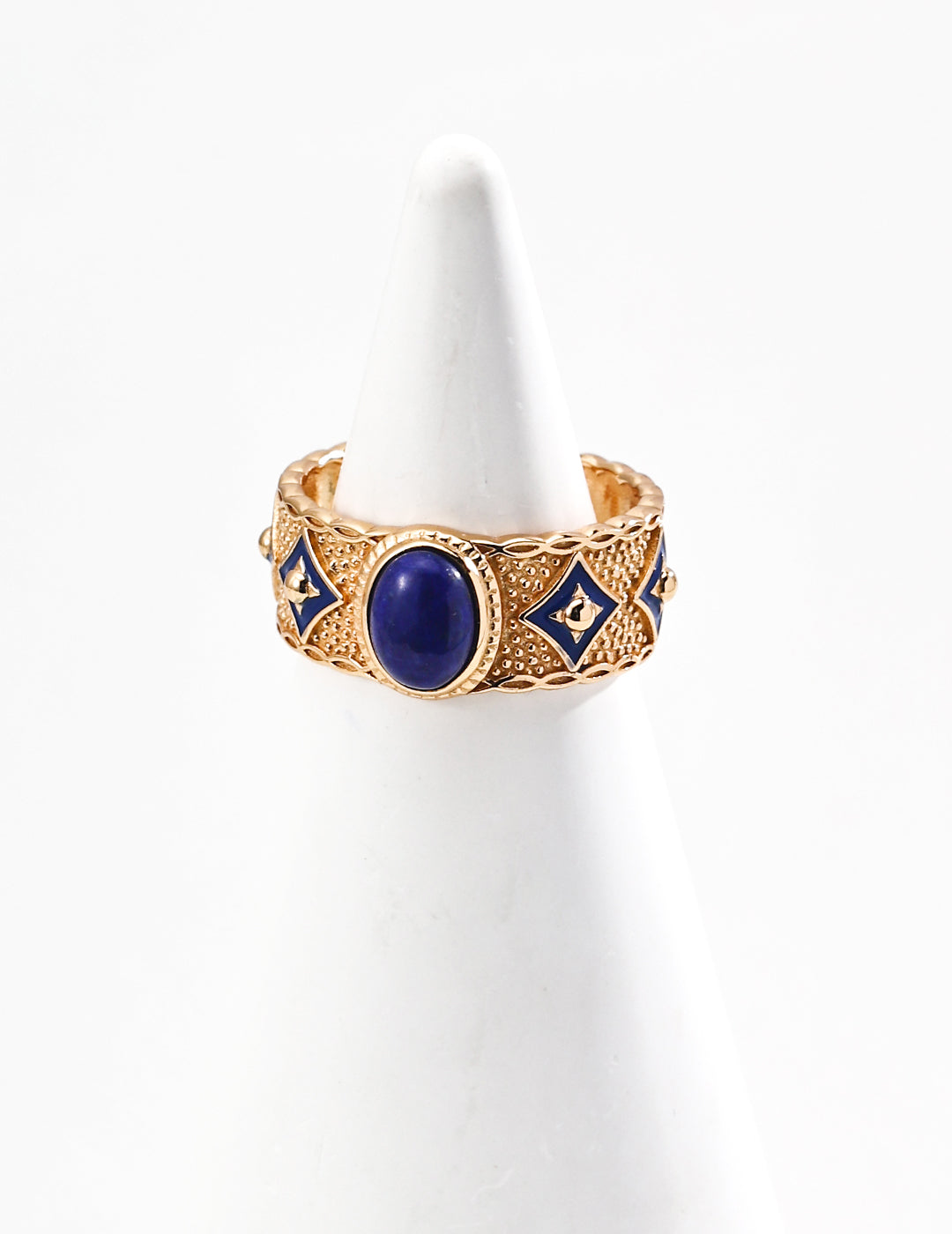 Starry Sky Ring｜S925 Silver Lapis Lazuli Mother-of-Pearl Ring