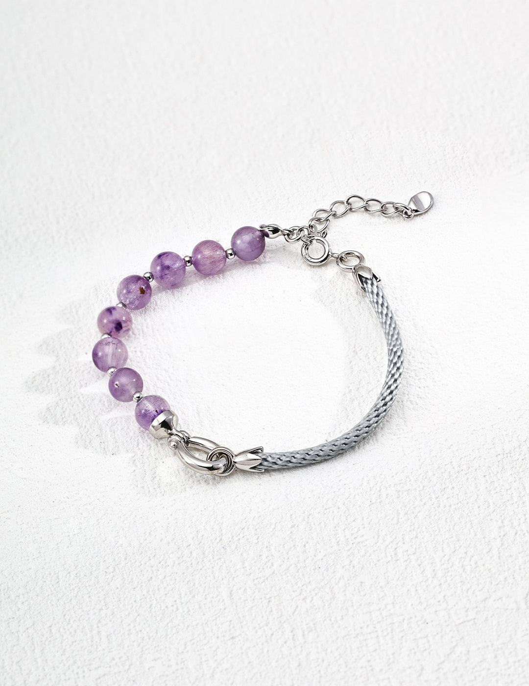 Star Track Whisper Bracelet | S925 Crystal Hemp Rope Bracelet