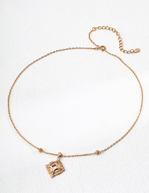 Galaxy Kiss Necklace | S925 Silver Natural Mother-of-Pearl Zircon