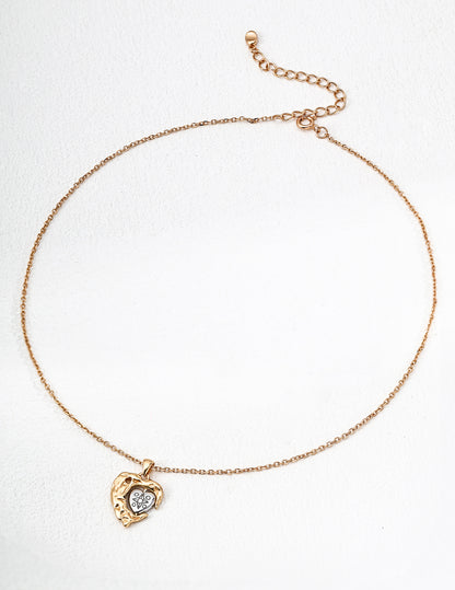 Twin Heart Necklace – Reversible Elegance