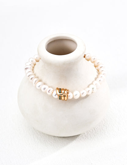 Star and Moon Bracelet | S925 Silver Natural Pearl Zircon