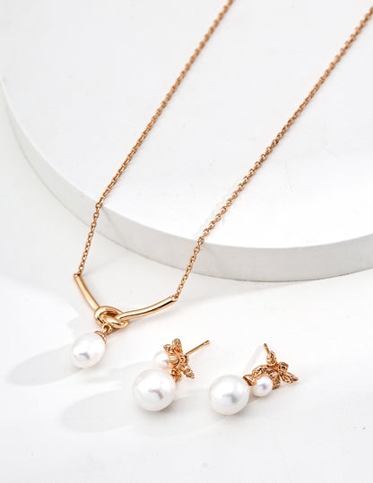 Moonlight Whisper Earrings | S925 Silver Natural Pearl