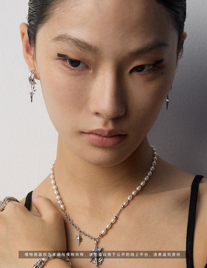 Starry Sky Key Set｜Tarot Star Moon Necklace + Earrings