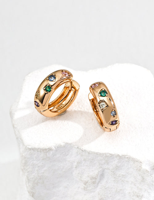 Everyday Sparkle — Vintage Zircon Earrings