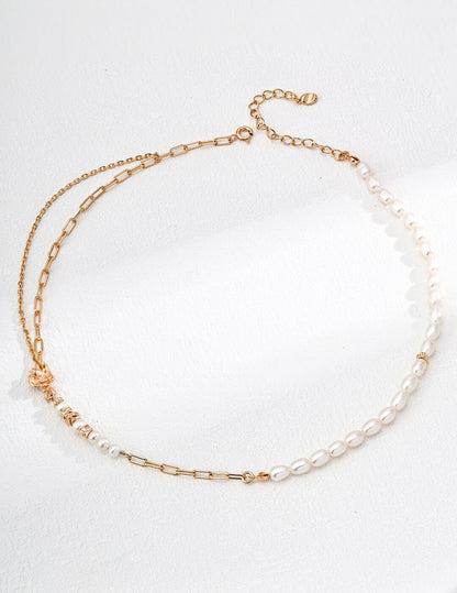 Timeless Pearl Necklace & Bracelet Set – Elegant S925 Sterling Silver