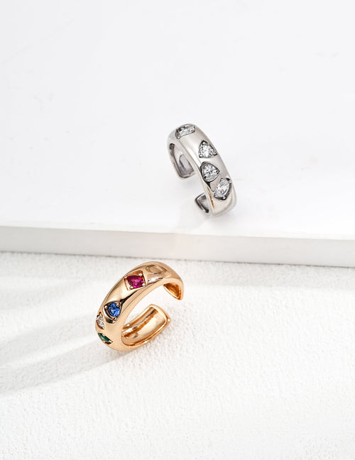 Glow with Starlight: S925 Silver Zircon Ring for Timeless Beauty