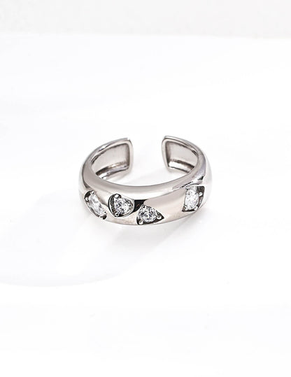 Glow with Starlight: S925 Silver Zircon Ring for Timeless Beauty