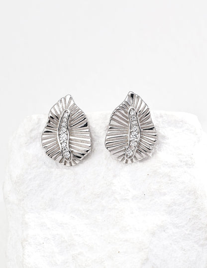 S925 Silver Zircon Earrings – Vintage Gold & Sterling Silver Celestial Sparkle