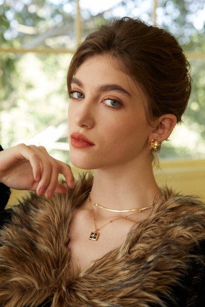 Starry Sky Necklace | S925 Black Agate Zircon