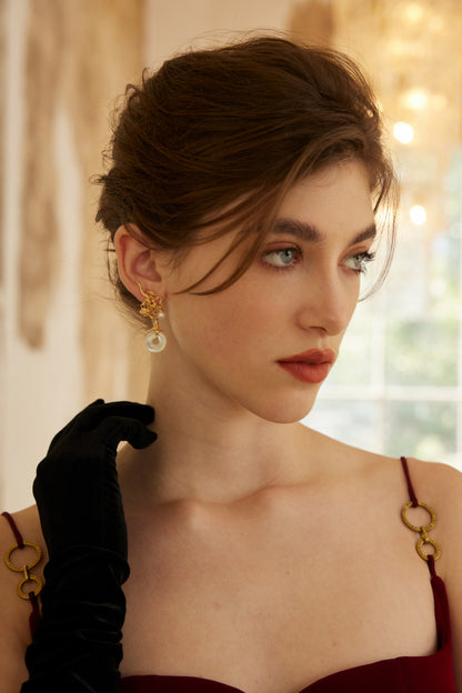 Whisper of the Moon Earrings | S925 Natural Mother-of-Pearl