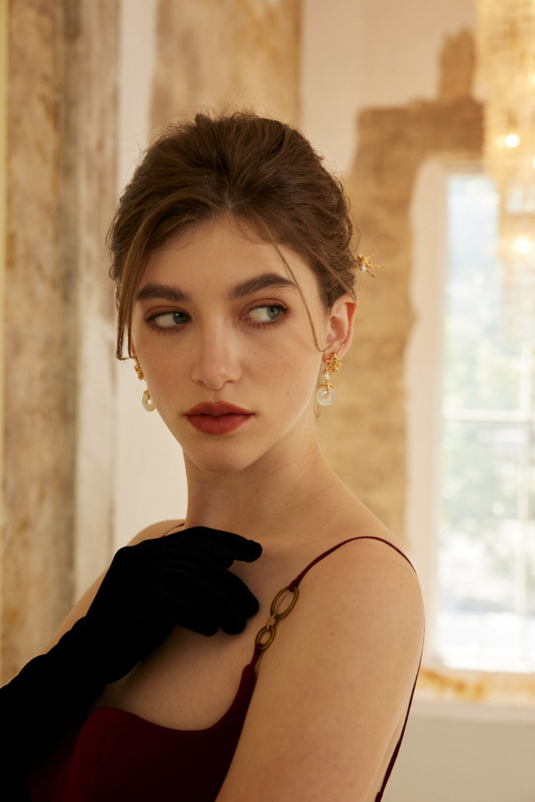 Whisper of the Moon Earrings | S925 Natural Mother-of-Pearl