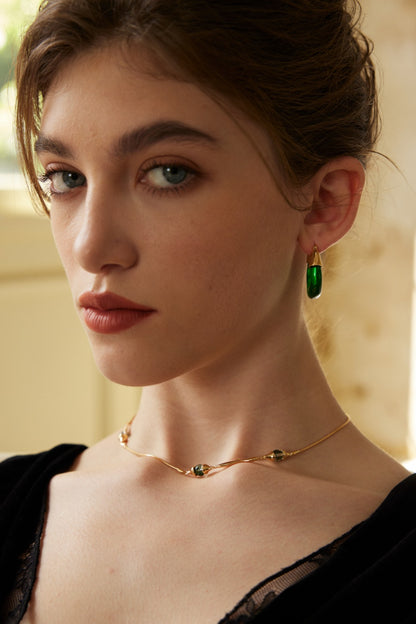 【Last Quarter Moon Jewelry】“Equilibrium Orbit” Necklace