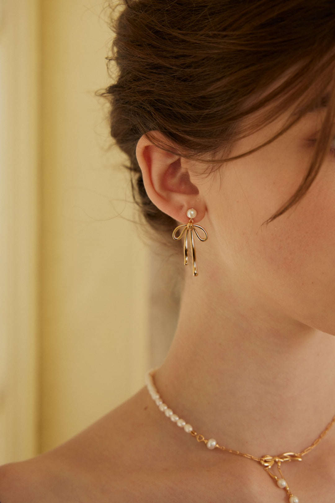 Whispering Stars Earrings | S925 Silver Natural Pearls