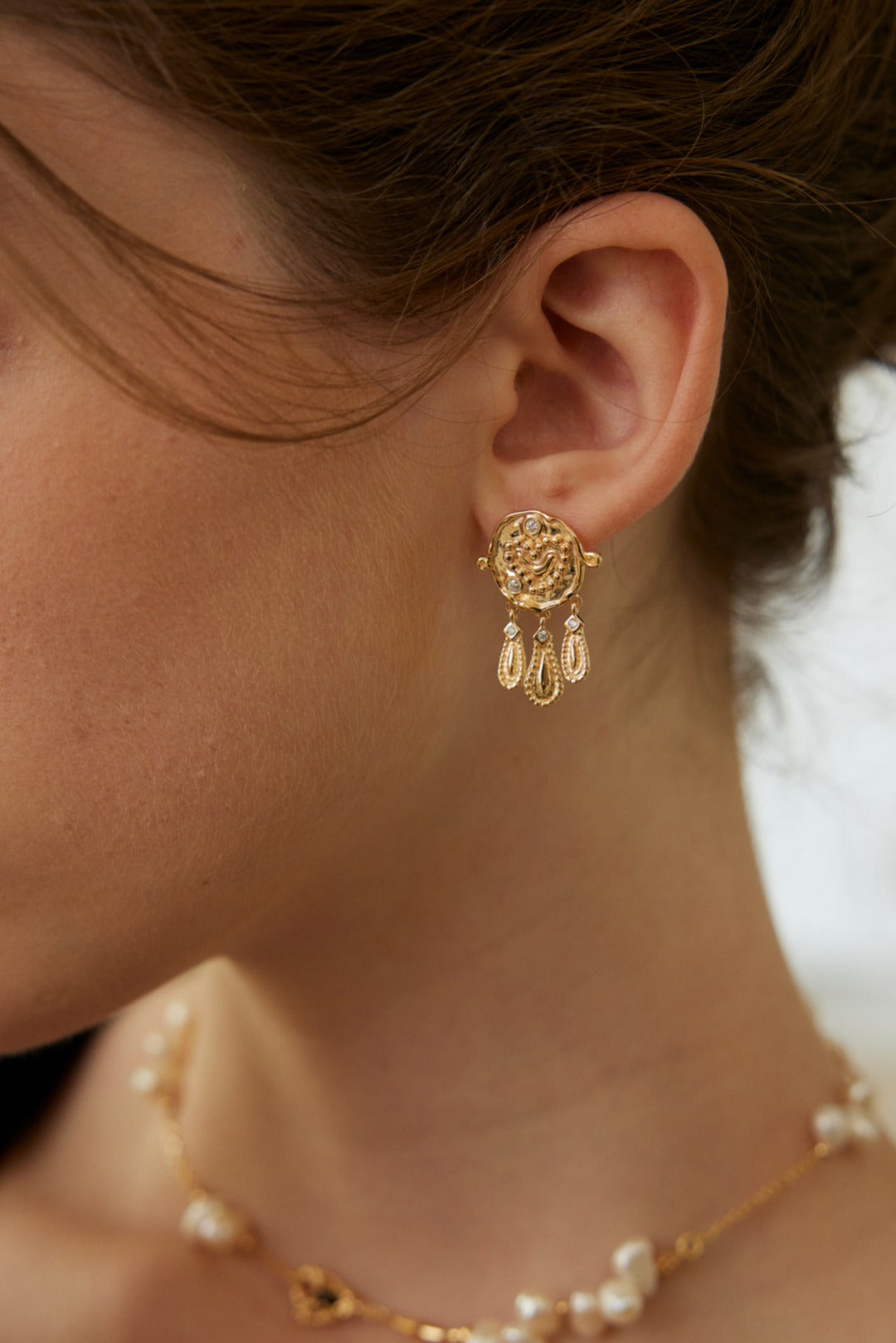 Stardust Afterglow Earrings | S925 Zirconia Earrings