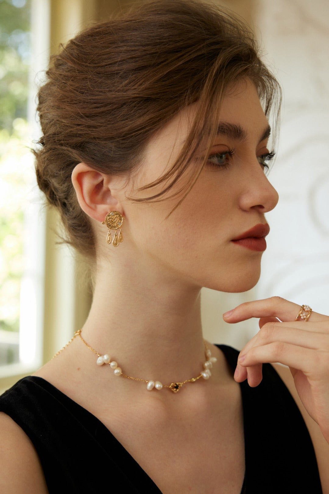 Stardust Afterglow Earrings | S925 Zirconia Earrings