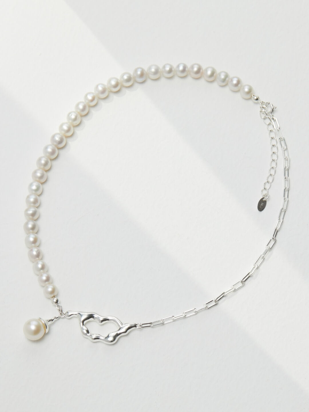 【New Moon Jewelry】“Shattered Glass Ceiling” Pearl Necklace