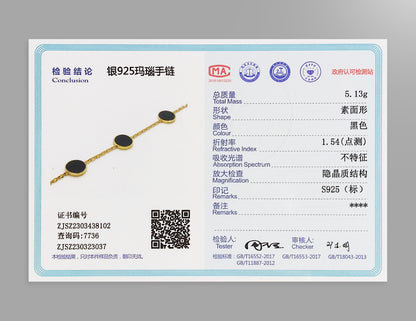 First Quarter Black Onyx Bracelet