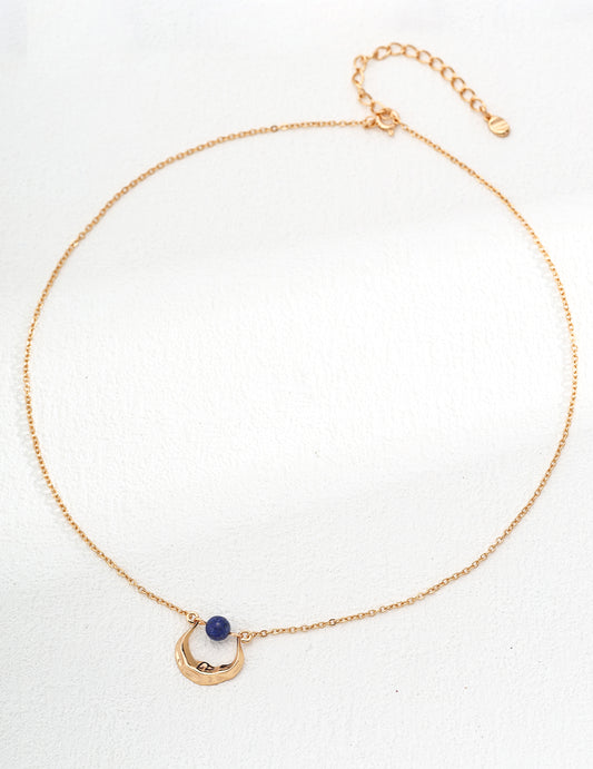 Waning Crescent Rhythm Necklace