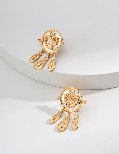 Stardust Afterglow Earrings | S925 Zirconia Earrings