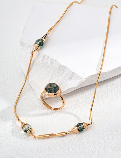 【Last Quarter Moon Jewelry】“Equilibrium Orbit” Necklace
